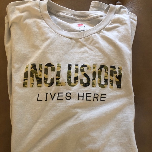 Inclusion Lives Here - Short Sleeve Best Buddies T - Picture 1 of 5
